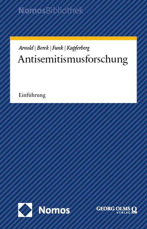 Sina Arnold: Antisemitismusforschung, Buch