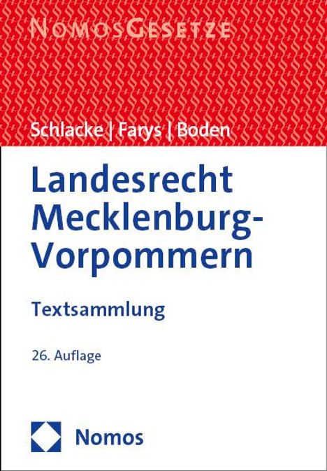 Landesrecht Mecklenburg-Vorpommern, Buch