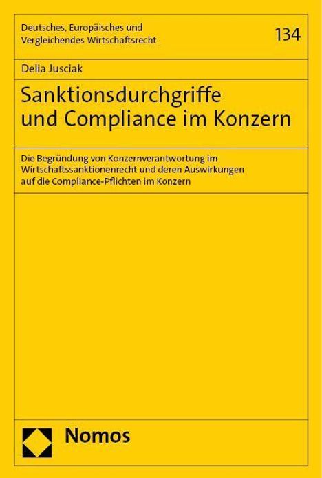 Delia Jusciak: Sanktionsdurchgriffe und Compliance im Konzern, Buch
