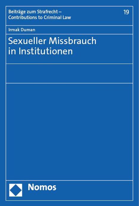 Irmak Duman: Sexueller Missbrauch in Institutionen, Buch