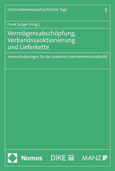 Vermögensabschöpfung, Verbandssanktionierung und Lieferkette, Buch