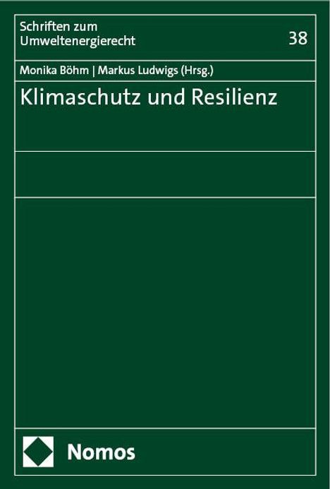 Klimaschutz und Resilienz, Buch