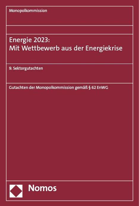 Energie 2023: Mit Wettbewerb aus der Energiekrise, Buch