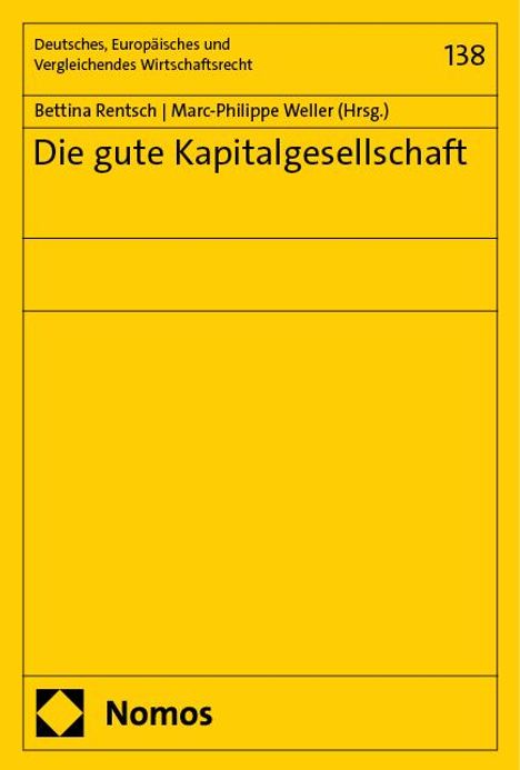 Die gute Kapitalgesellschaft, Buch
