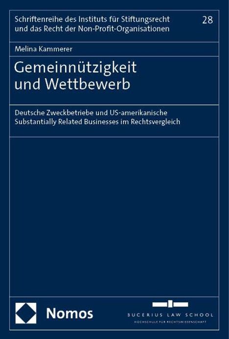 Melina Kammerer: Gemeinnützigkeit und Wettbewerb, Buch