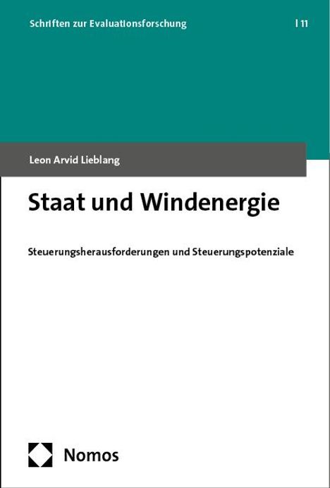 Leon Arvid Lieblang: Staat und Windenergie, Buch