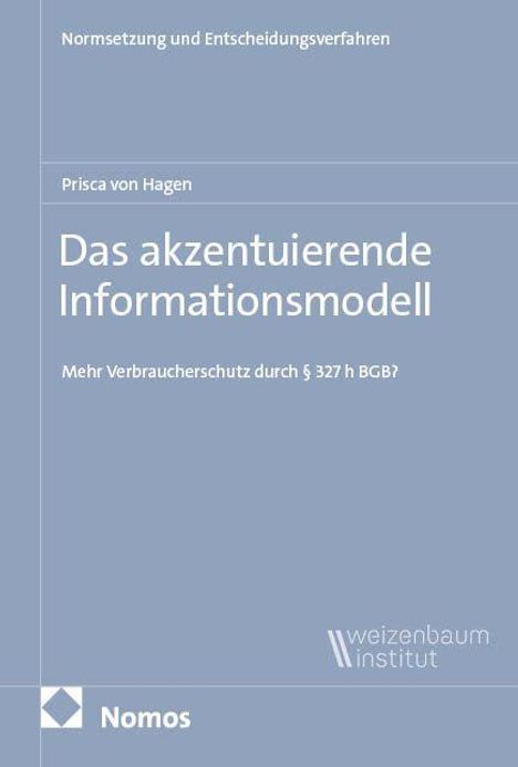 Normsetzung und Entscheidungsverfahren. Prisca von Hagen. Das akzentuierende Informationsmodell. Logo des Weizenbaum Instituts.