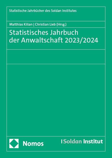 Statistisches Jahrbuch der Anwaltschaft 2023/2024, Buch