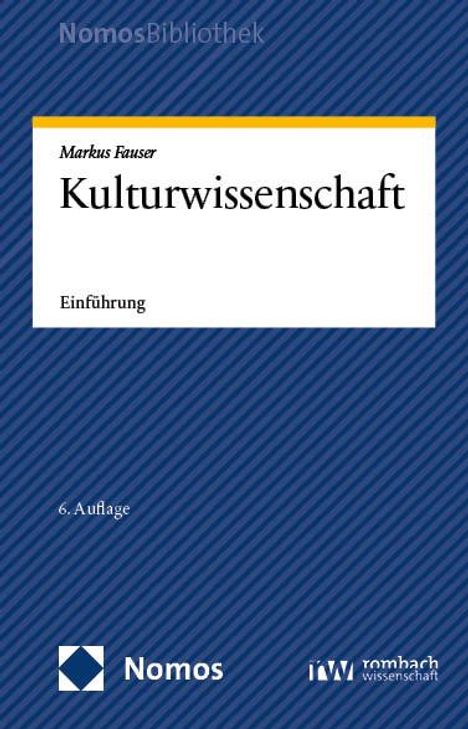 Markus Fauser: Kulturwissenschaft, Buch