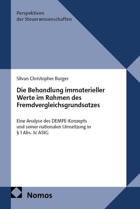 Titel: "Die Behandlung immaterieller Werte im Rahmen des Fremdvergleichsgrundsatzes". Unten Nomos-Logo.