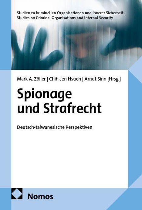 „Spionage und Strafrecht: Deutsch-taiwanesische Perspektiven“. Abgebildet ist eine Hand auf einer gläsernen Oberfläche.