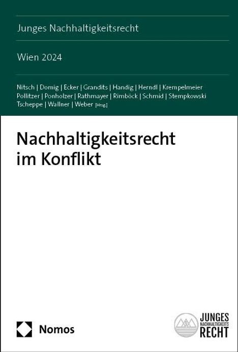 Nachhaltigkeitsrecht im Konflikt, Buch