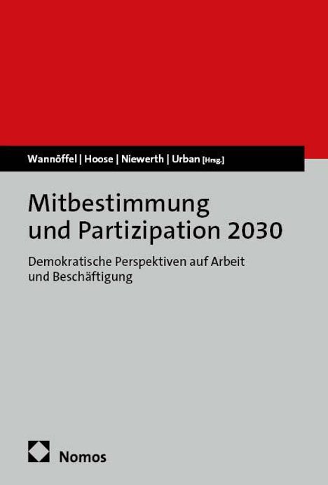 Mitbestimmung und Partizipation 2030, Buch