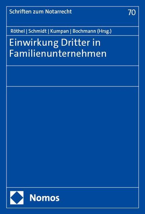 Einwirkung Dritter in Familienunternehmen, Buch