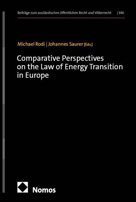 Comparative Perspectives on the Law of Energy Transition in Europe, Buch