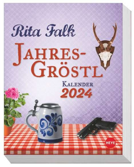 Rita Falk: Falk, R: Rita Falk Jahres-Gröstl Tagesabreißkal. 2024, Kalender