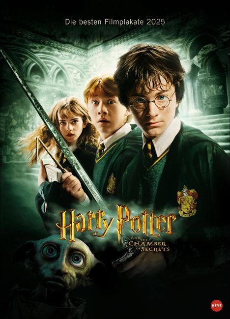Harry Potter Filmplakate Edition Kalender 2025, Kalender