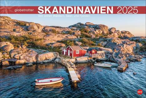 Skandinavien Globetrotter Kalender 2025 - Von stillen Wäldern, Seen und Fjorden, Kalender