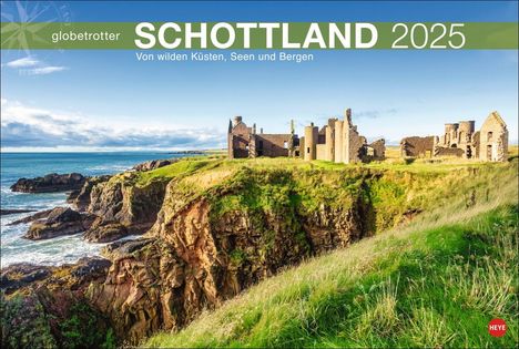 Schottland Globetrotter Kalender 2025 - Von wilden Küsten, Seen und Bergen, Kalender