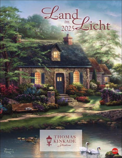 Thomas Kinkade: Thomas Kinkade: Land im Licht Kalender 2025, Kalender