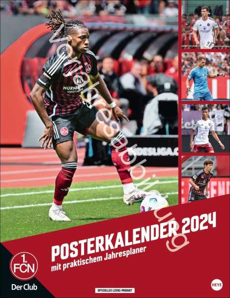 1. FC Nürnberg Posterkalender 2025, Kalender