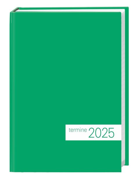 Kalenderbuch Grün 2025, Buch