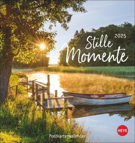 Stille Momente Postkartenkalender 2025, Kalender