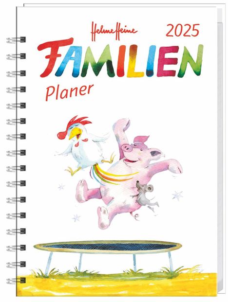 Heine Helme: Helme Heine: Familienplaner-Buch A5 2025, Buch