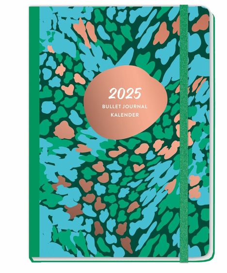 Abstract Bullet Journal A5 2025, Kalender