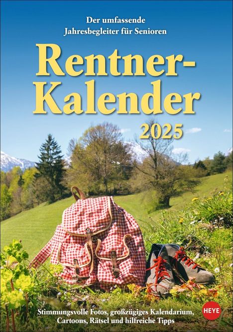 Rentnerkalender 2025, Kalender