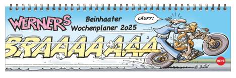 Rötger Feldmann: Werner Wochenquerplaner 2025, Kalender