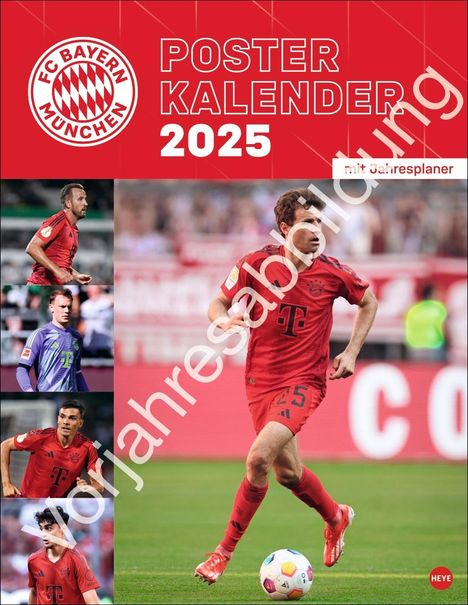 FC Bayern München Posterkalender 2026, Kalender