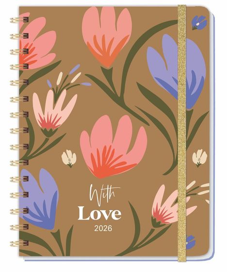 Love Spiral-Kalenderbuch A5 2026, Buch