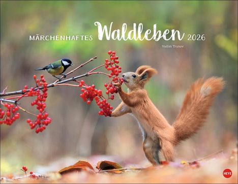 Vadim Trunov: Märchenhaftes Waldleben Posterkalender 2026, Kalender