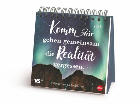 Visual Statements Premium-Postkartenkalender 2026, Kalender