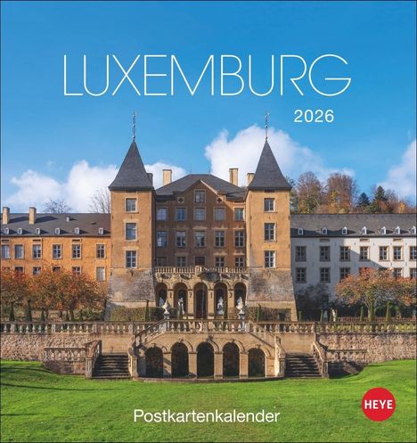 Luxemburg Postkartenkalender 2026, Kalender