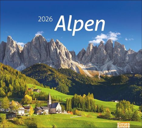 times&more Alpen Bildkalender 2026, Kalender