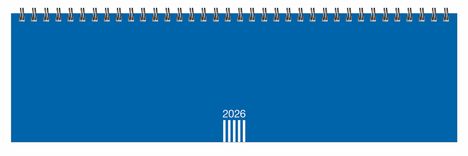 Wochenquerplaner, blau 2026, Kalender