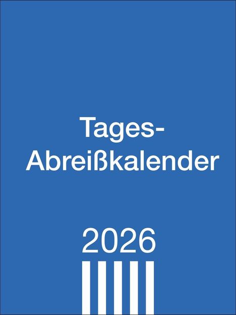 Tagesabreißkalender klein 2026, Kalender