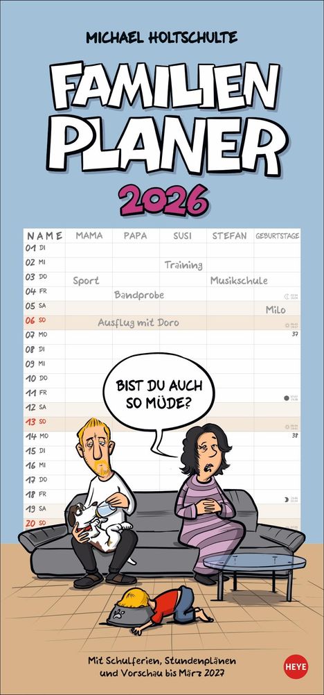 Michael Holtschulte: Familienplaner 2026, Kalender