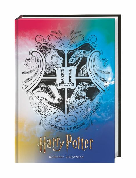 Harry Potter Hogwarts Schülerkalender A5 2026 - 17 Monate ab August 2025, Kalender