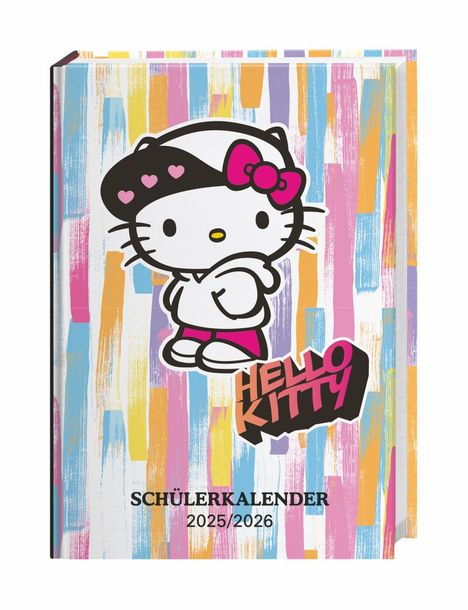 Hello Kitty Schülerkalender A5 2026 - 17 Monate ab August 2025, Buch