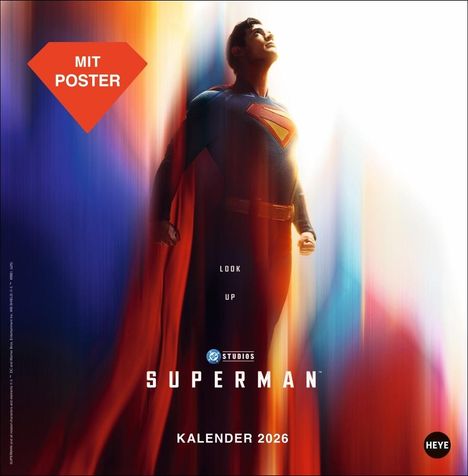 Superman Broschurkalender 2026, Kalender