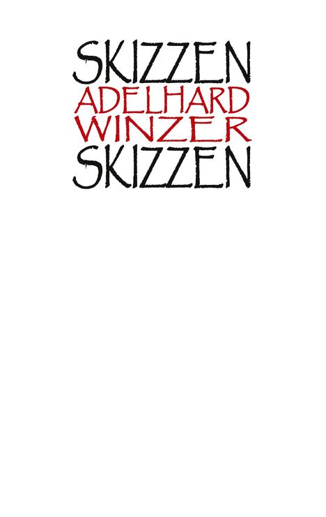 Adelhard Winzer: Skizzen, Buch