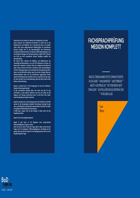 Leo Herz: Fachsprachprüfung Medizin komplett, Buch