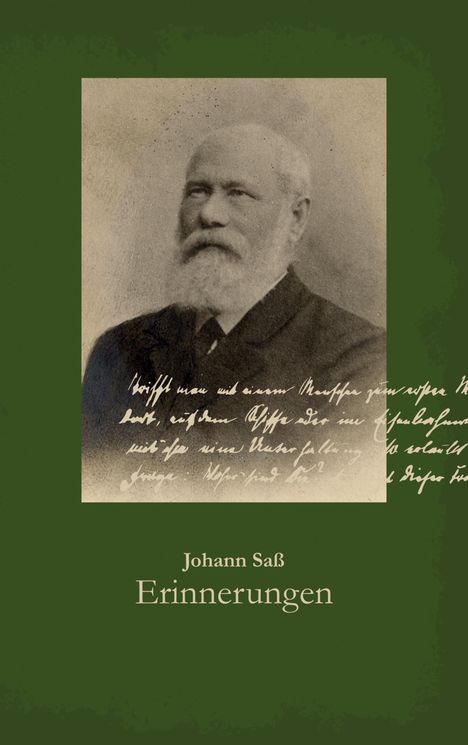 Johann Saß: Erinnerungen, Buch