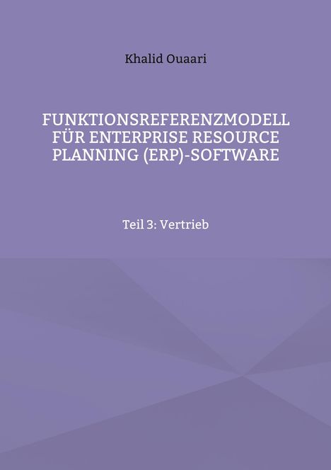 Khalid Ouaari: Funktionsreferenzmodell für Enterprise Resource Planning (ERP)-Software, Buch