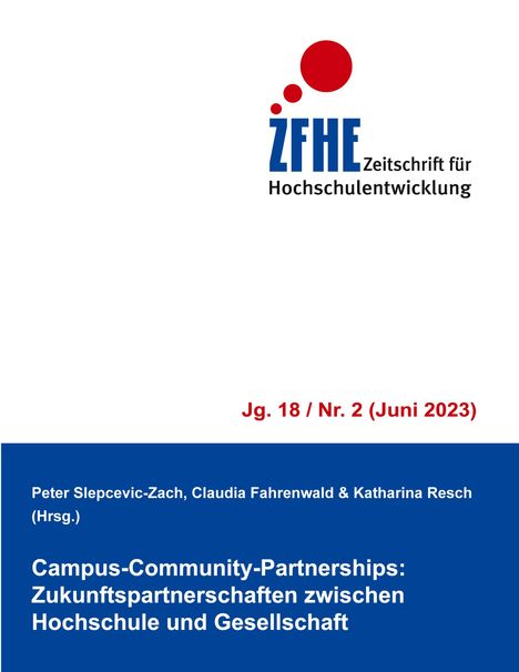 Campus-Community-Partnerships: Zukunftspartnerschaften zwischen Hochschule und Gesellschaft, Buch