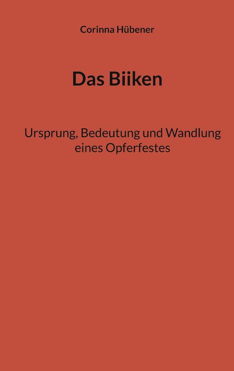 Corinna Hübener: Das Biiken, Buch