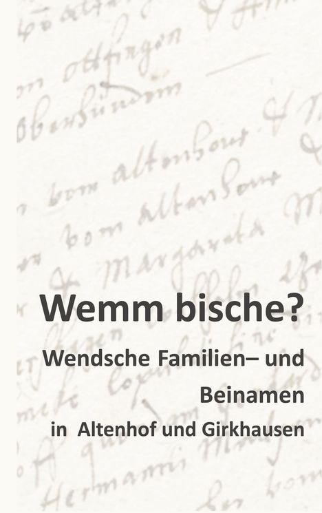 Walter Wolf: Wemm bische, Buch